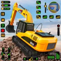 Real Excavator Construction 3D
