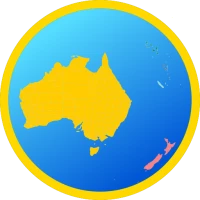 Australia and Oceania map